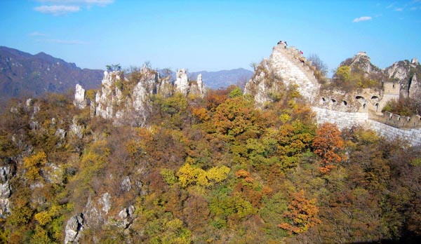 Jiankou Great Wall In Fall